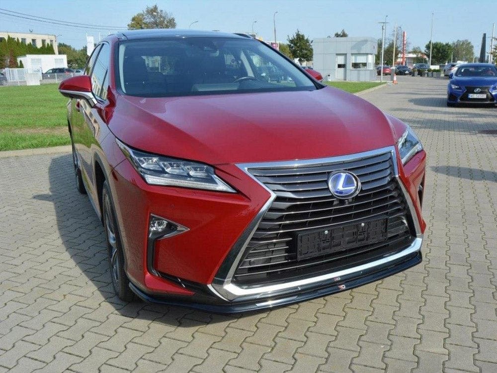 Maxton Design Gloss Black / Yellow Front Splitter V.1 Lexus RX MK4 Maxton Design SR