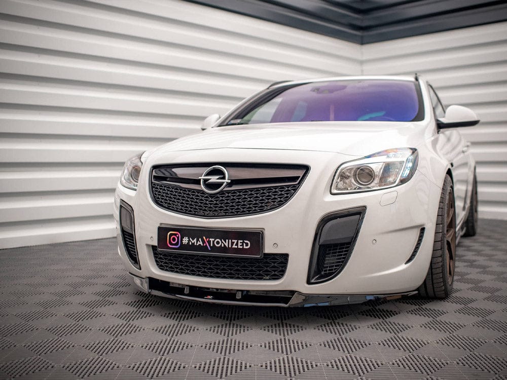 Maxton Design Gloss Black / Yellow Front Splitter V.1 Opel / Vauxhall Insignia OPC Mk1 Maxton Design SR