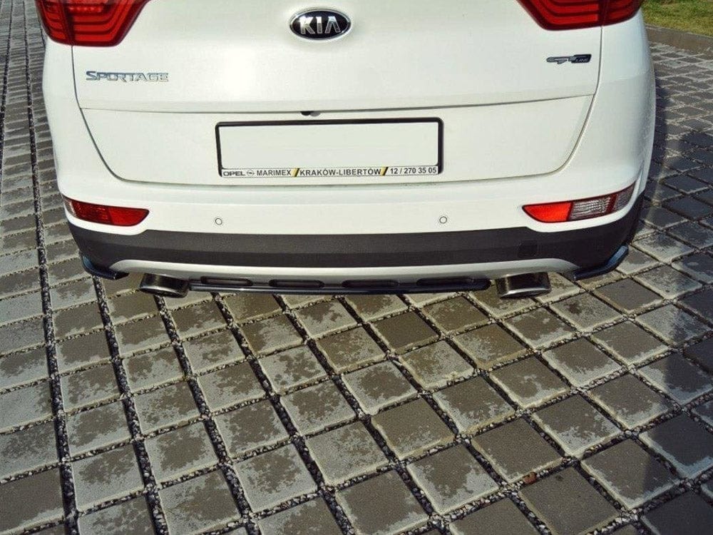 Maxton Design Gloss Black / Yellow Rear Side Splitters KIA Sportage MK4 GT Line Maxton Design SR