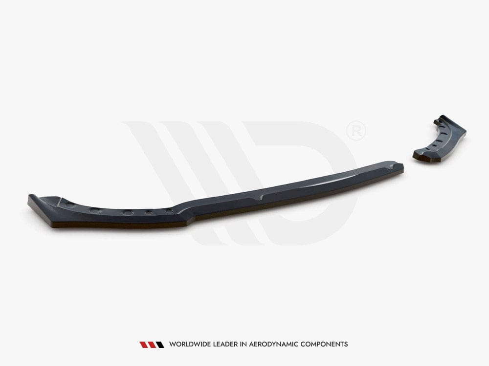Maxton Design Gloss Black / Yellow Rear Side Splitters Peugeot 208 GT Mk2 Maxton Design SR