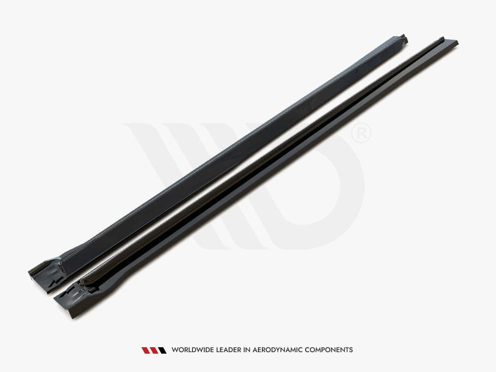 Maxton Design Gloss Black / Yellow Side Skirts Diffusers Lamborghini URUS MK1 Maxton Design SR