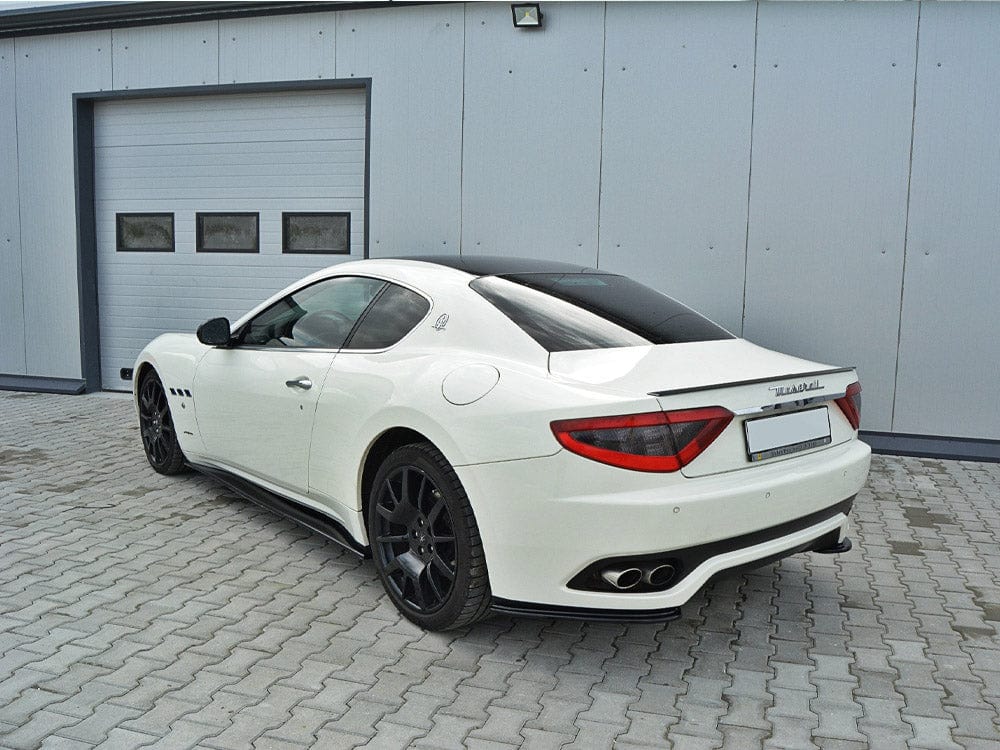 Maxton Design Gloss Black / Yellow Side Skirts Diffusers Maserati Granturismo 2007-2011 Maxton Design SR