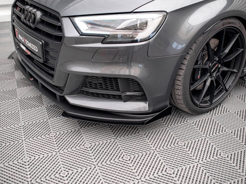 Maxton Design Gloss Flaps Front Flaps Audi S3 / A3 S-Line Sportback 8V Facelift Maxton Design SR