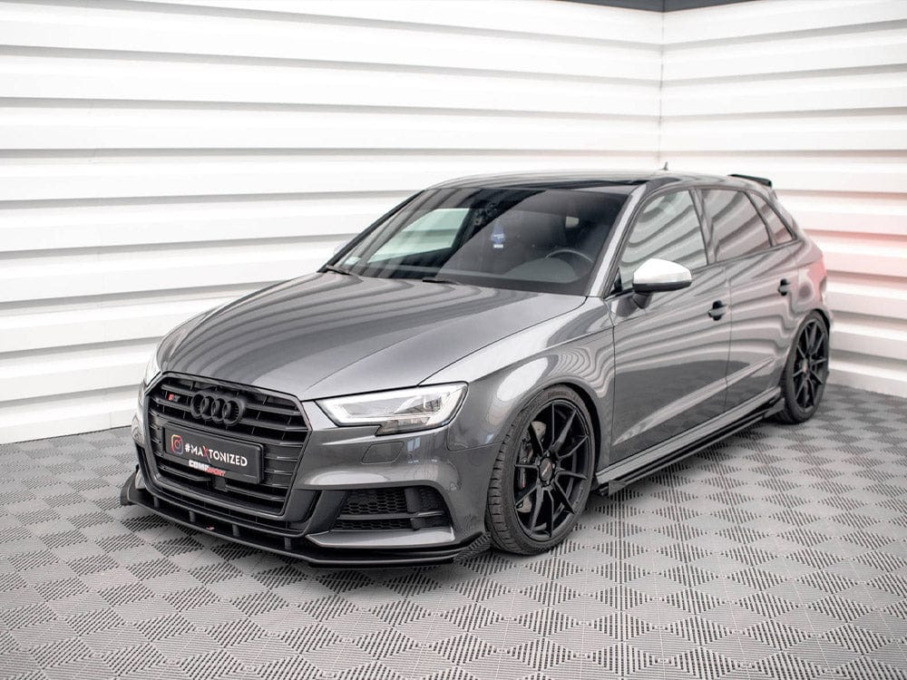 Maxton Design Gloss Flaps Front Flaps Audi S3 / A3 S-Line Sportback 8V Facelift Maxton Design SR