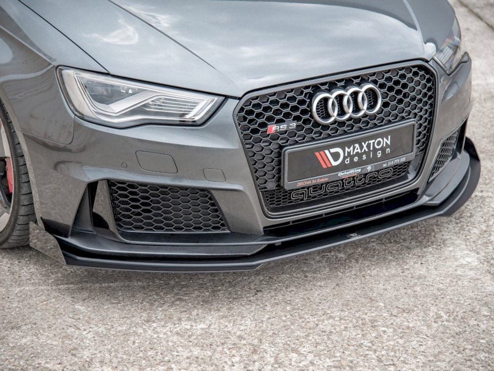 Maxton Design GLOSS FLAPS Front Splitter Flaps Audi RS3 8V Sportback 2015-2016 Maxton Design SR