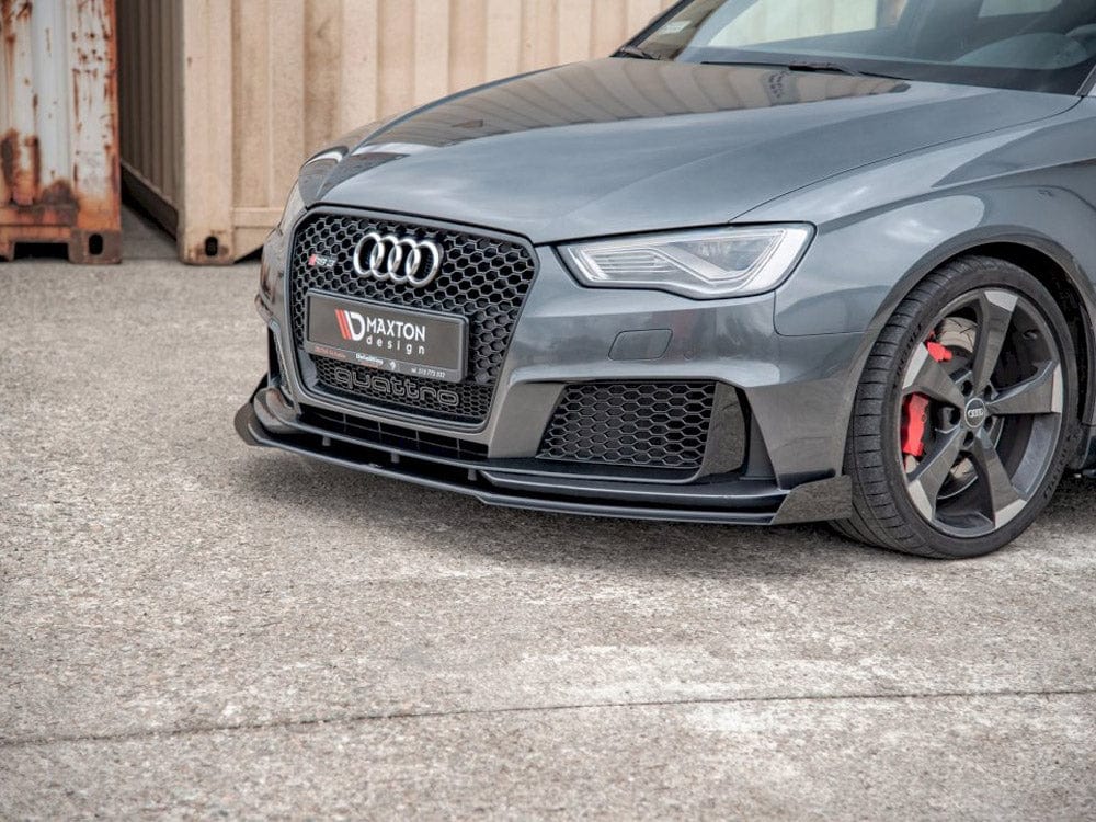 Maxton Design GLOSS FLAPS Front Splitter Flaps Audi RS3 8V Sportback 2015-2016 Maxton Design SR