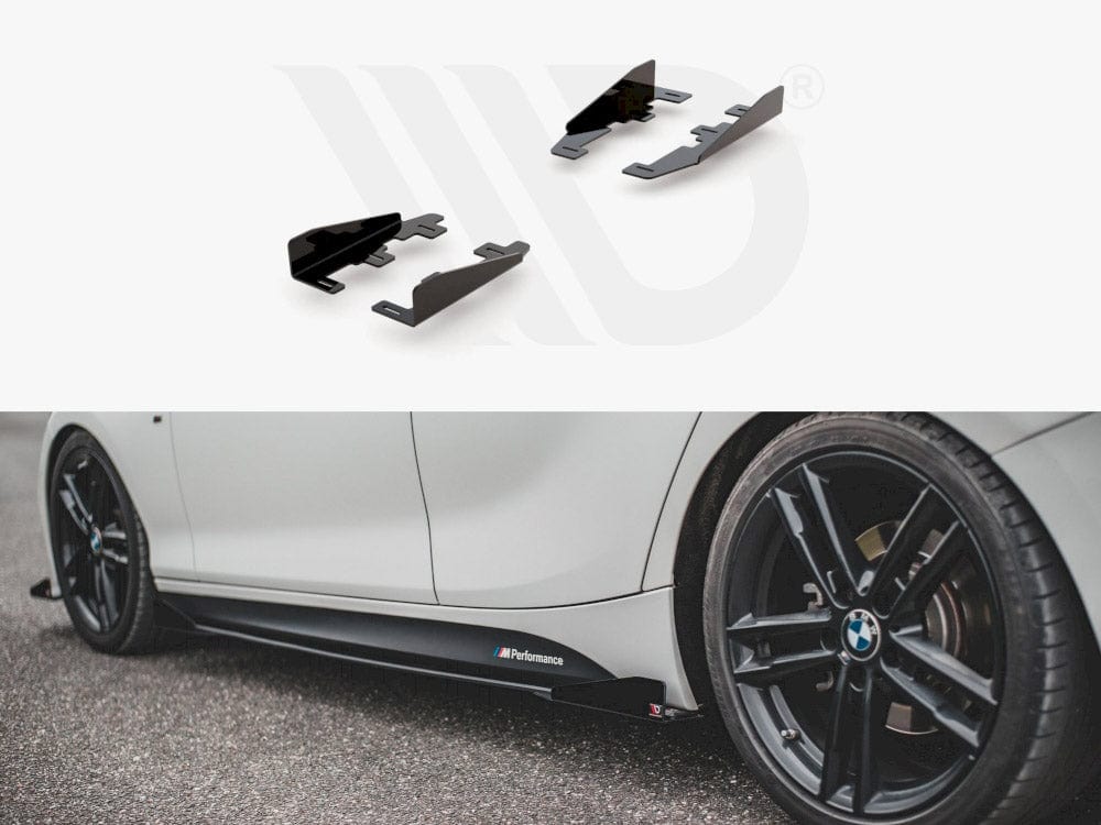 Maxton Design Gloss Flaps Side Flaps BMW 1 F20 M-Pack Facelift / M140i Maxton Design SR