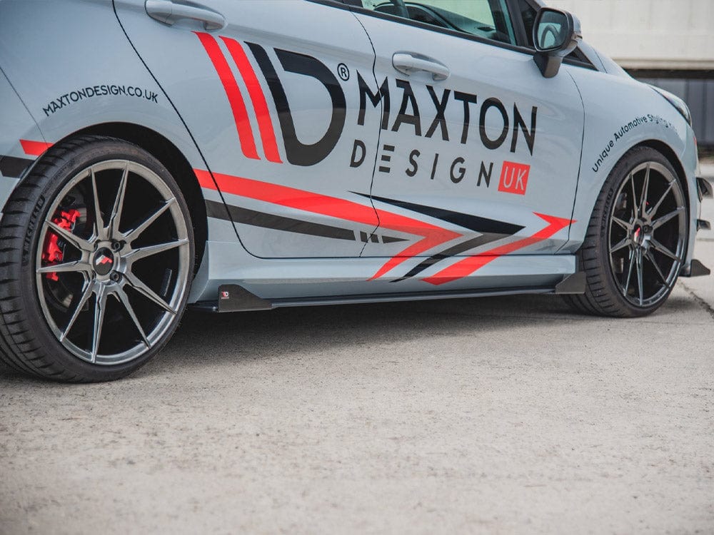 Maxton Design GLOSS FLAPS Side Flaps Ford Fiesta Mk8 ST / ST-Line Maxton Design SR