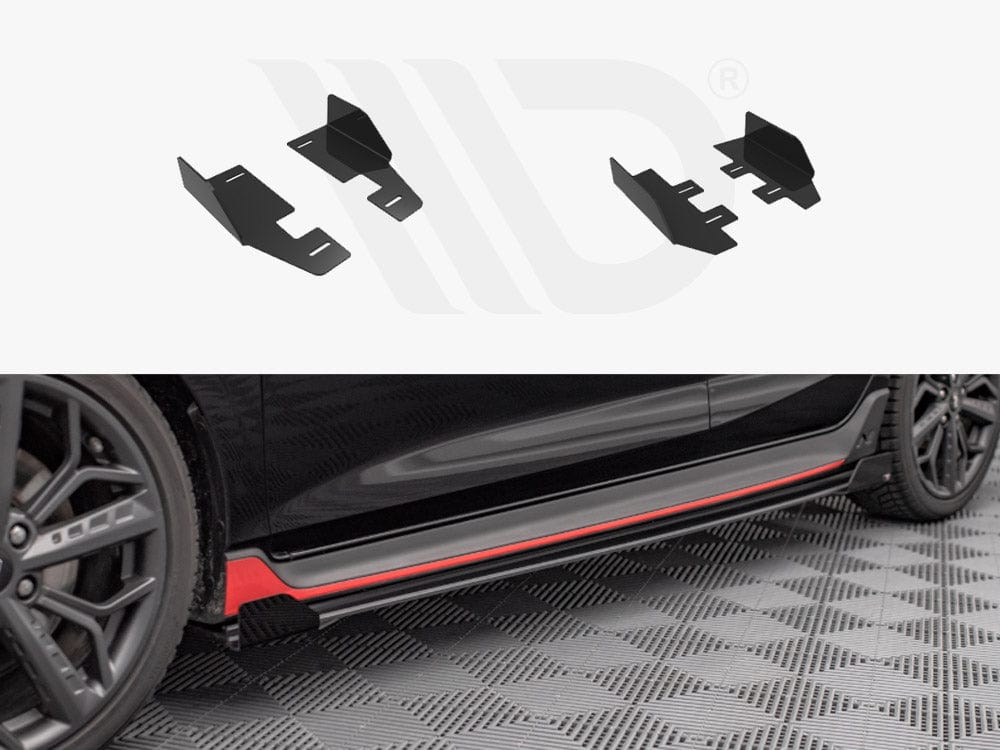 Maxton Design GLOSS FLAPS Side Flaps Hyundai I20 N MK3 2020- Maxton Design SR
