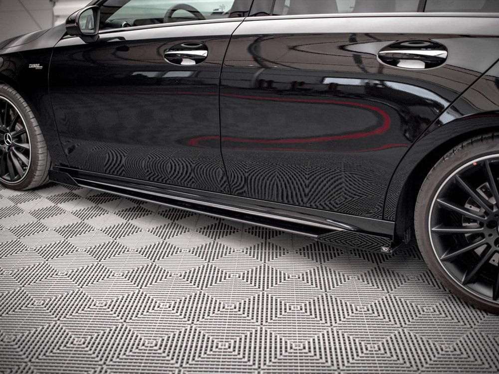 Maxton Design Gloss Flaps Side Flaps Mercedes A35 AMG / AMG-Line Aero Pack W177 Maxton Design SR