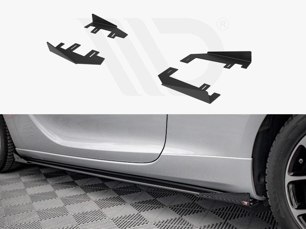 Maxton Design GLOSS FLAPS Side Flaps Opel Astra GTC OPC-Line J Maxton Design SR