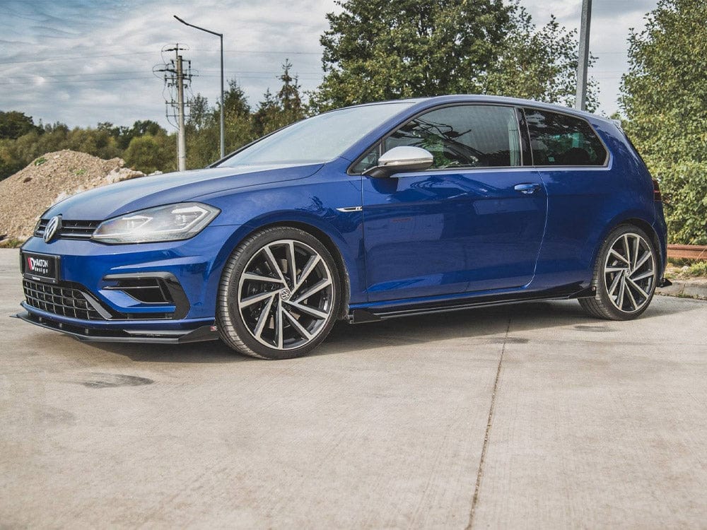 Maxton Design Gloss Flaps Side Flaps VW Golf 7 R / R-Line Facelift Maxton Design SR