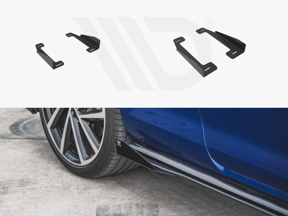 Maxton Design Gloss Flaps Side Flaps VW Golf 7 R / R-Line Facelift Maxton Design SR