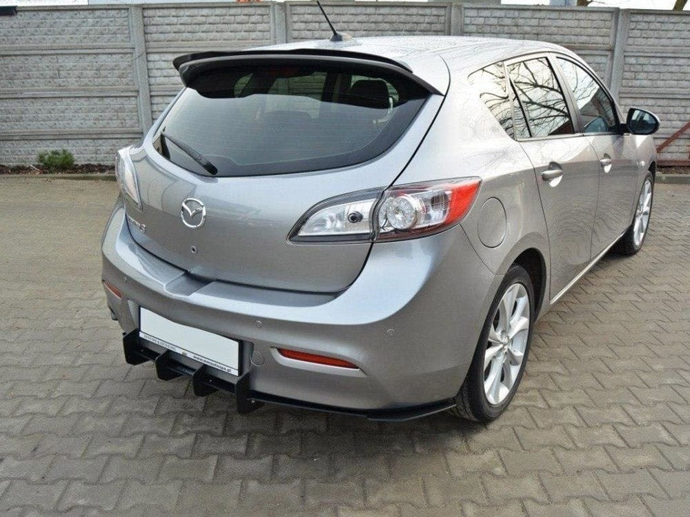 Maxton Design Mazda 3 MK2 Sport (Preface) Rear Diffuser & Rear Side Splitters Maxton Design SR