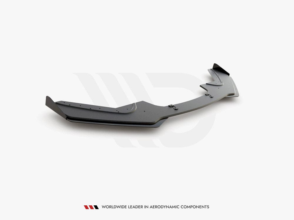 Maxton Design Racing Durability Front Splitter V.3 + Flaps BMW 1 F20 M-Pack Facelift / M140i Maxton Design SR