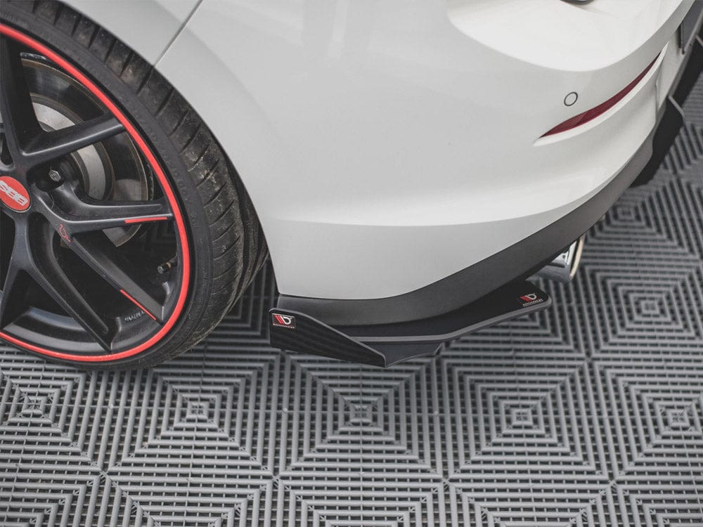 Maxton Design Racing Durability Rear Side Splitters (+flaps) VW Golf 8 GTI 2020- Maxton Design SR