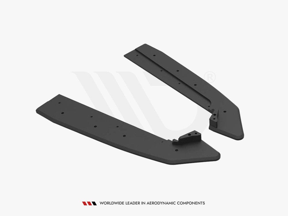 Maxton Design Racing Durability Rear Side Splitters Street PRO V.1 Ford Mustang GT MK6 Facelift 2017- Maxton Design SR