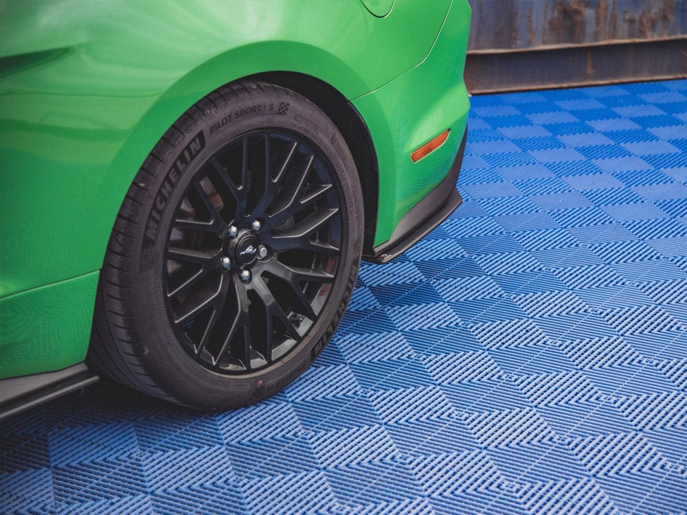 Maxton Design Racing Durability Rear Side Splitters Street PRO V.1 Ford Mustang GT MK6 Facelift 2017- Maxton Design SR