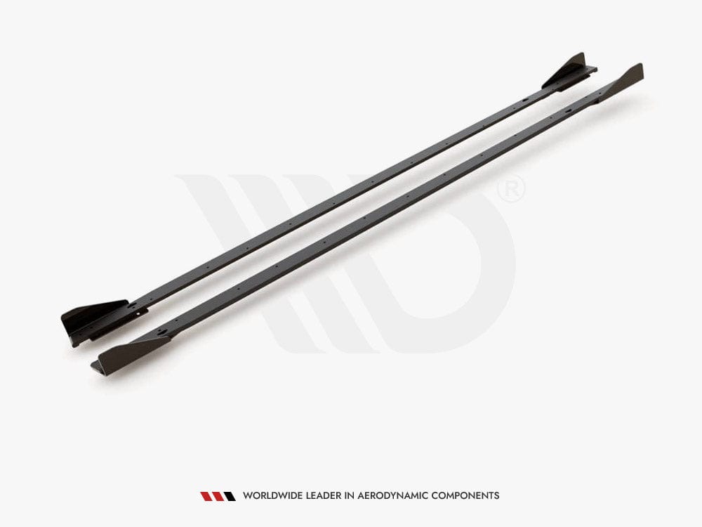 Maxton Design Racing Durability Side Skirts Diffusers (+flaps) VW Golf 8 GTI / GTI Clubsport / R-line 2020- Maxton Design SR