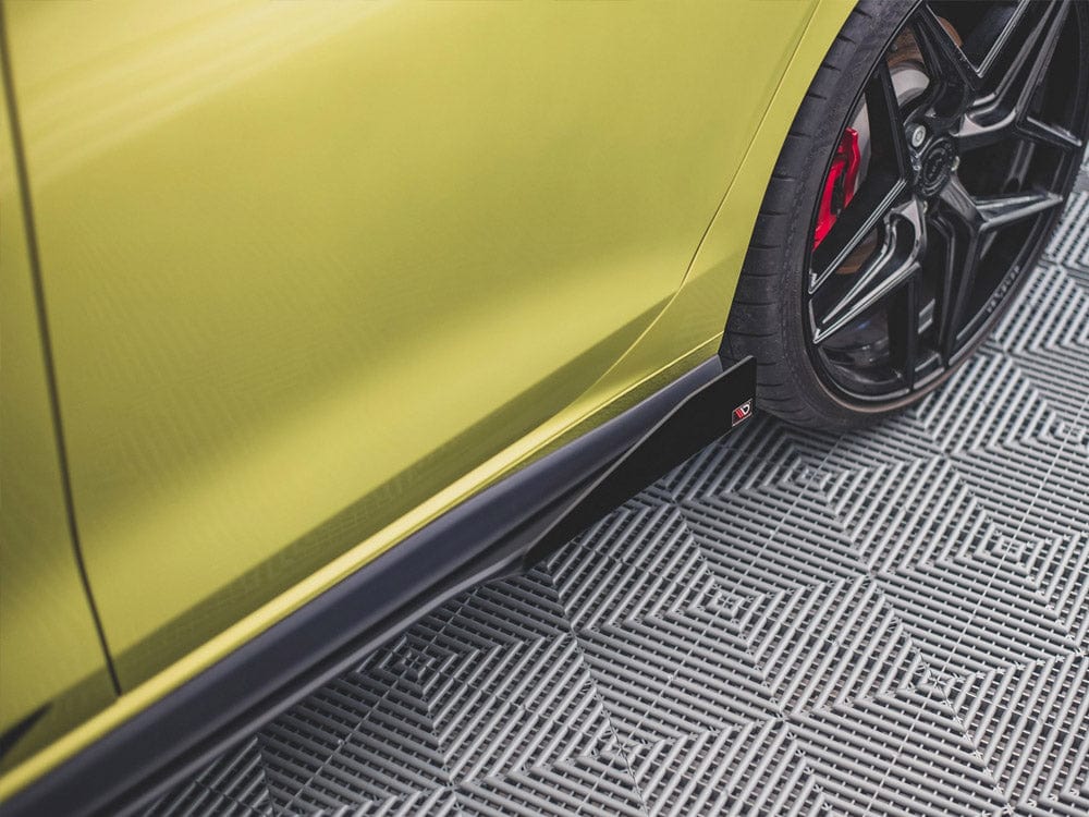 Maxton Design Racing Durability Side Skirts Diffusers (+flaps) VW Golf 8 GTI / GTI Clubsport / R-line 2020- Maxton Design SR