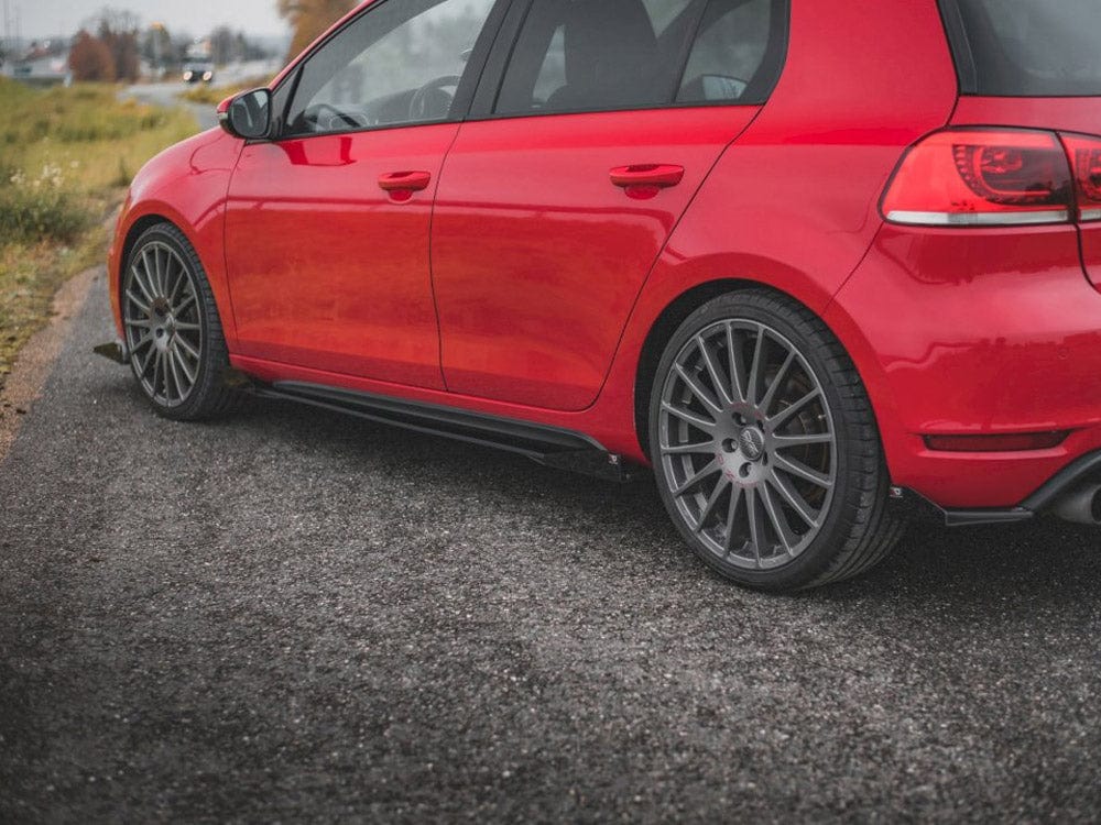 Maxton Design Racing Durability Side Skirts Diffusers (+flaps) VW Golf GTI MK6 2008-2012 Maxton Design SR
