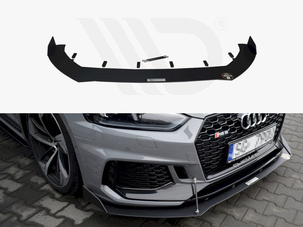 Maxton Design Racing Front Splitter V.2 Audi RS5 F5 Coupe / Sportback Maxton Design SR