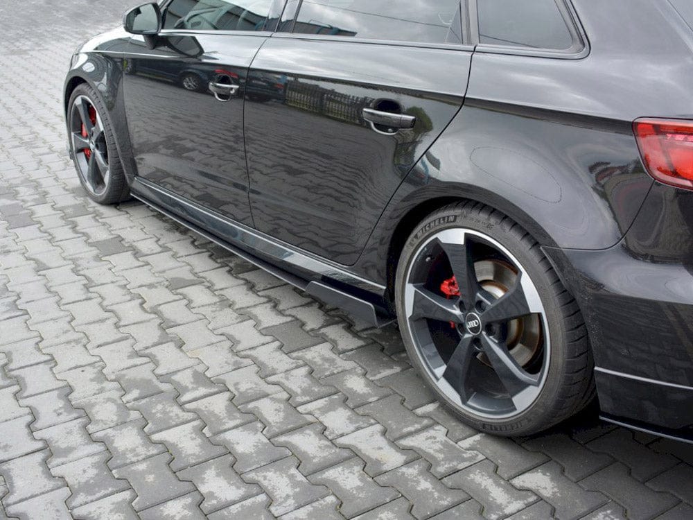 Maxton Design Racing Side Skirts Diffusers V.2 Audi RS3 8V Facelift Sportback 2017-20 Maxton Design SR