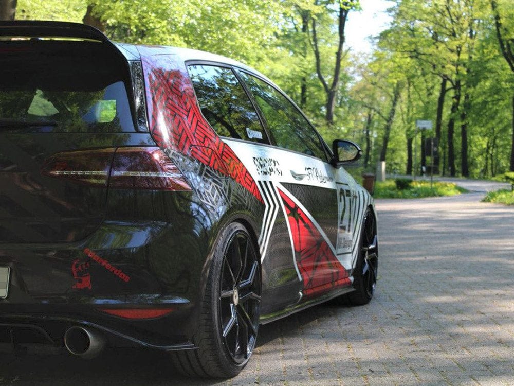 Maxton Design Racing Side Skirts Diffusers VW MK7 GTI Clubsport 2016-2017 Maxton Design SR