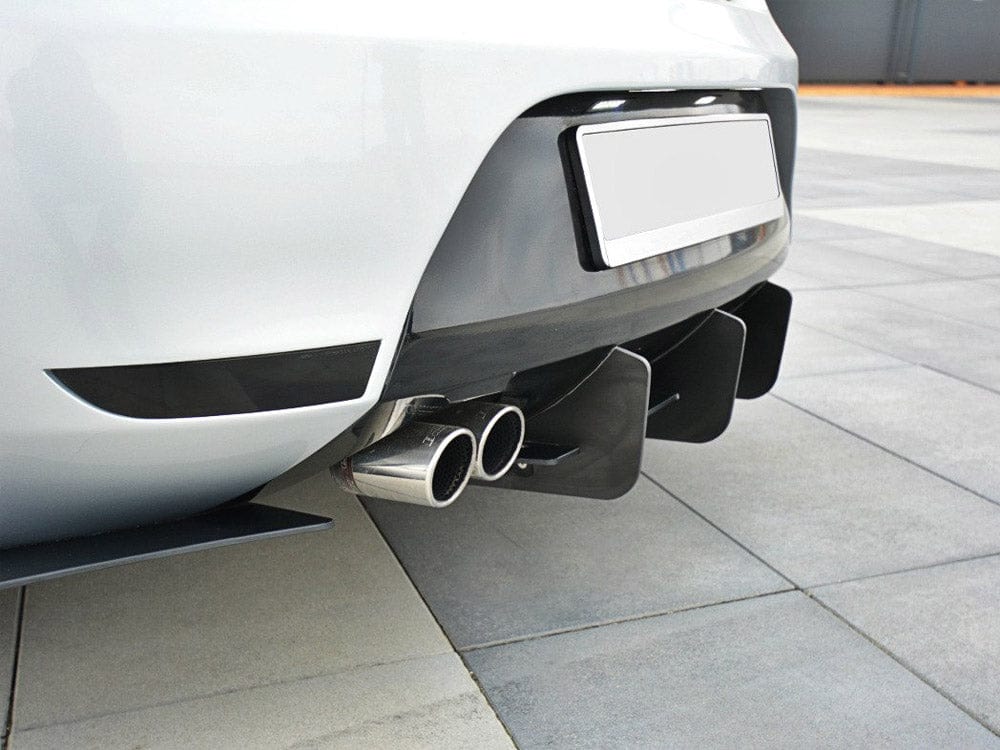 Maxton Design Rear Diffuser &amp; Rear Side Splitters V.2 Seat Leon MK2 Cupra/fr 2005-2012 Maxton Design SR