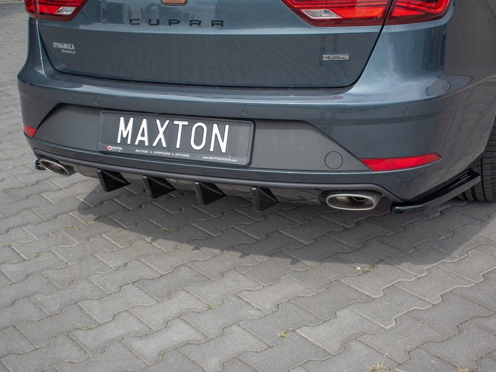 Maxton Design Rear Diffuser Seat Leon MK3 Cupra ST 2017- Maxton Design SR