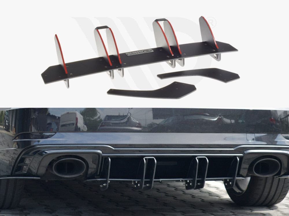 Maxton Design Rear Diffuser V.2 Audi RS3 8V FL Sportback Maxton Design SR