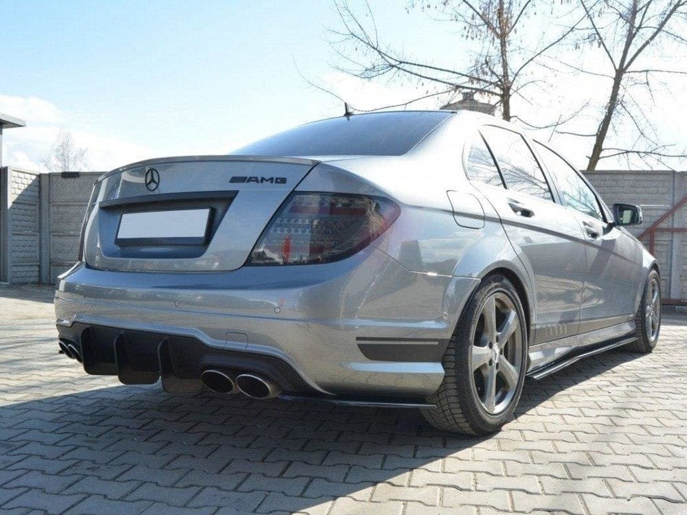 Maxton Design Rear Diffuser V.2 Mercedes C W204 Amg-line (Facelift) 2011-2014 Maxton Design SR