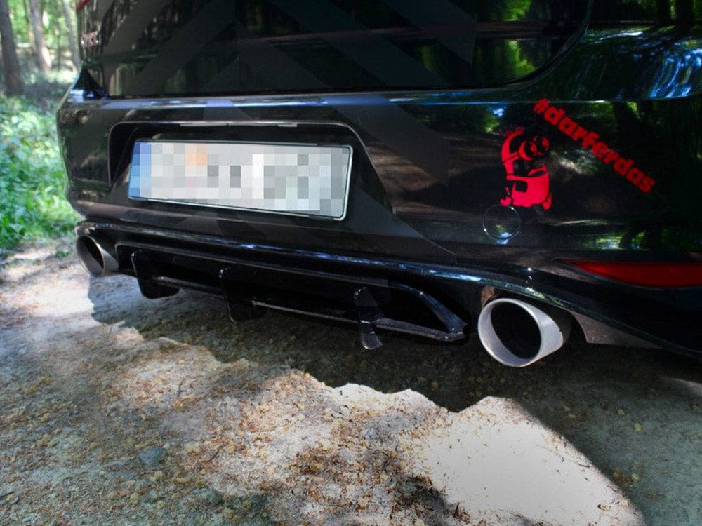 Maxton Design Rear Diffuser VW MK7 GTI Clubsport 2016-2017 Maxton Design SR