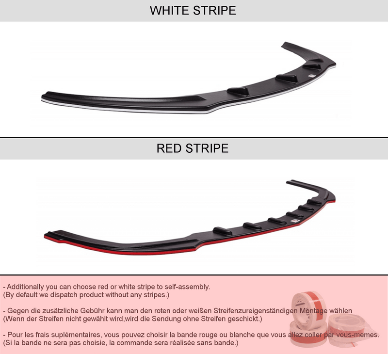 Maxton Design Rear Side Splitters Audi A6 C7 S-line Avant 2011-2014 Maxton Design SR