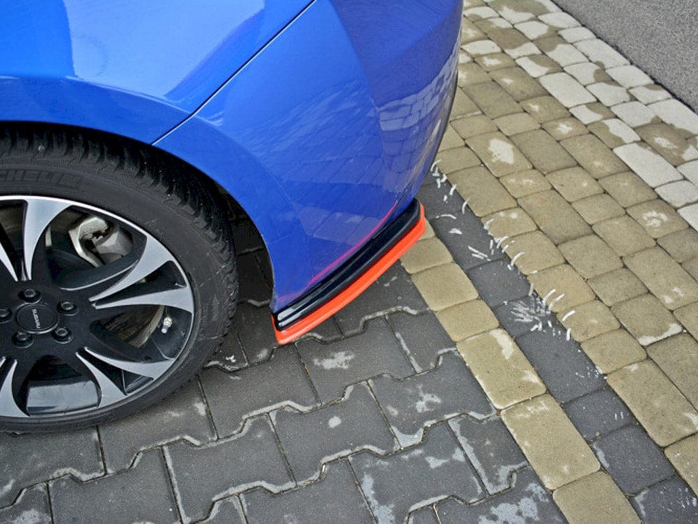 Maxton Design Rear Side Splitters (Black &amp; Red) V.2 Subaru BRZ Facelift 2017-2020 Maxton Design SR