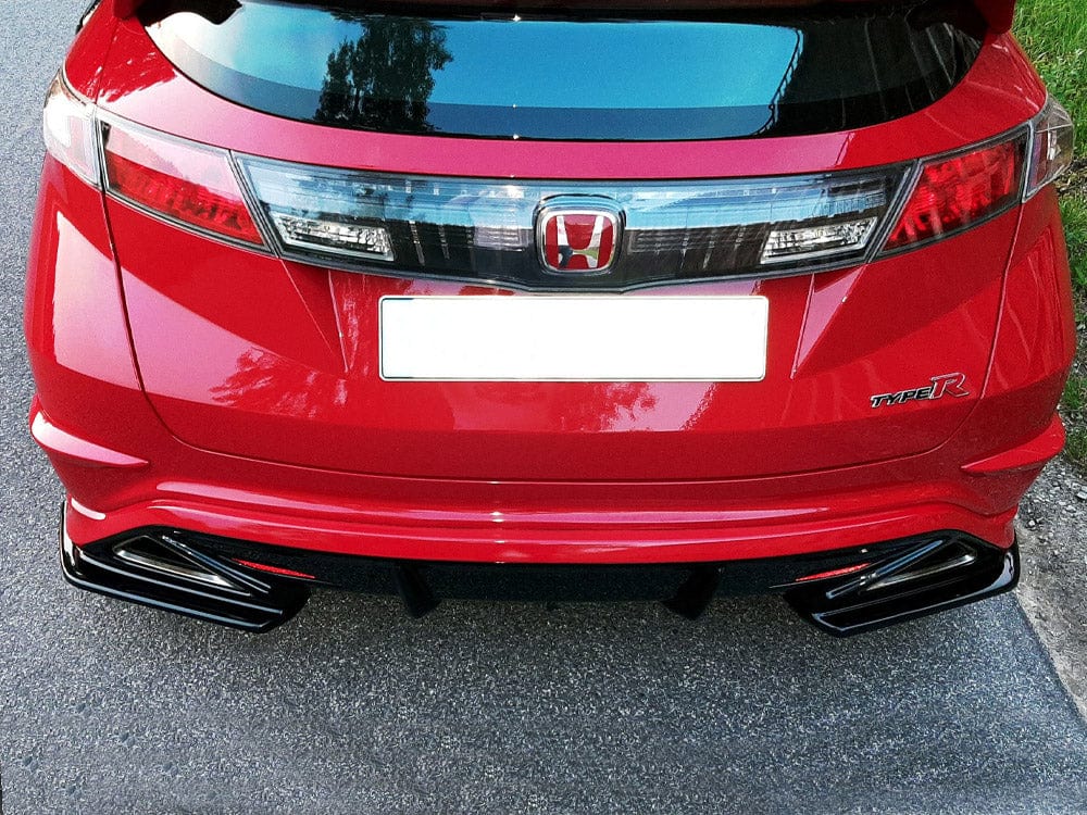Maxton Design Rear Side Splitters Honda Civic VIII Type-R GP 2007-2010 Maxton Design SR