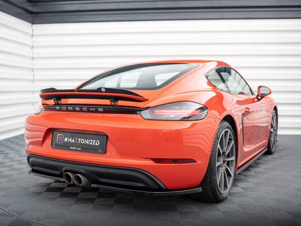Maxton Design Rear Side Splitters Porsche 718 Cayman 982c Maxton Design SR