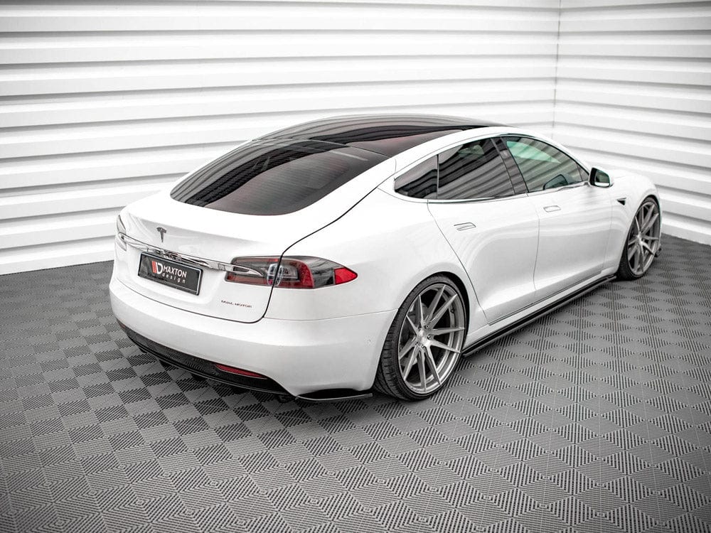 Maxton Design Rear Side Splitters Tesla Model S Facelift Maxton Design SR