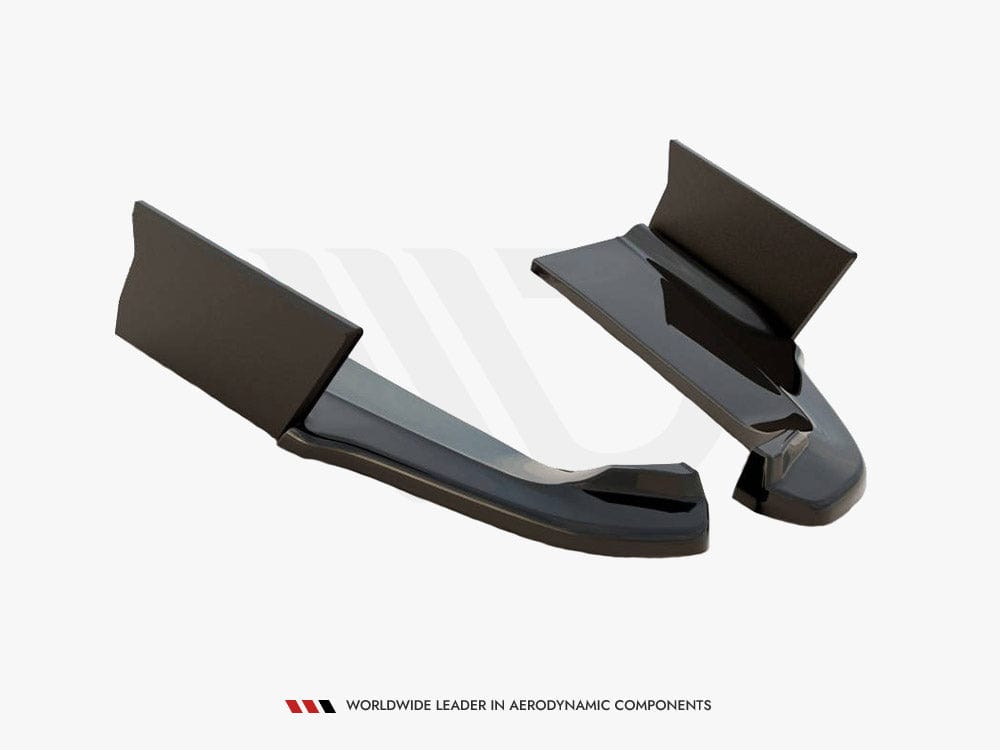 Maxton Design Rear Side Splitters V.1 + Flaps Ford Mustang GT Mk6 Facelift Maxton Design SR