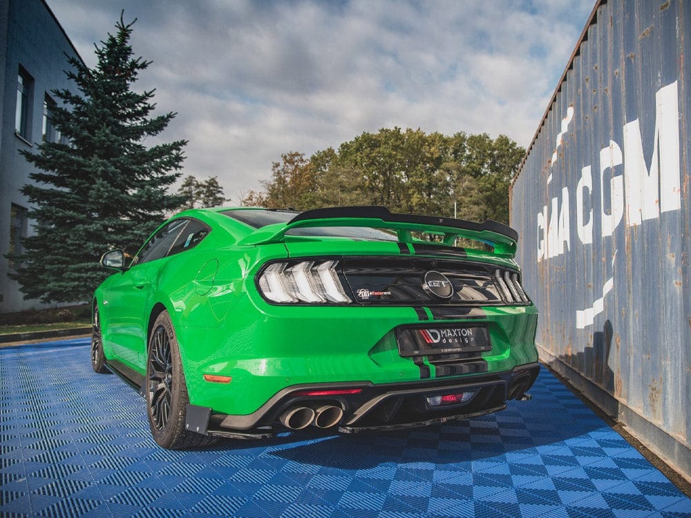 Maxton Design Rear Side Splitters V.1 + Flaps Ford Mustang GT Mk6 Facelift Maxton Design SR