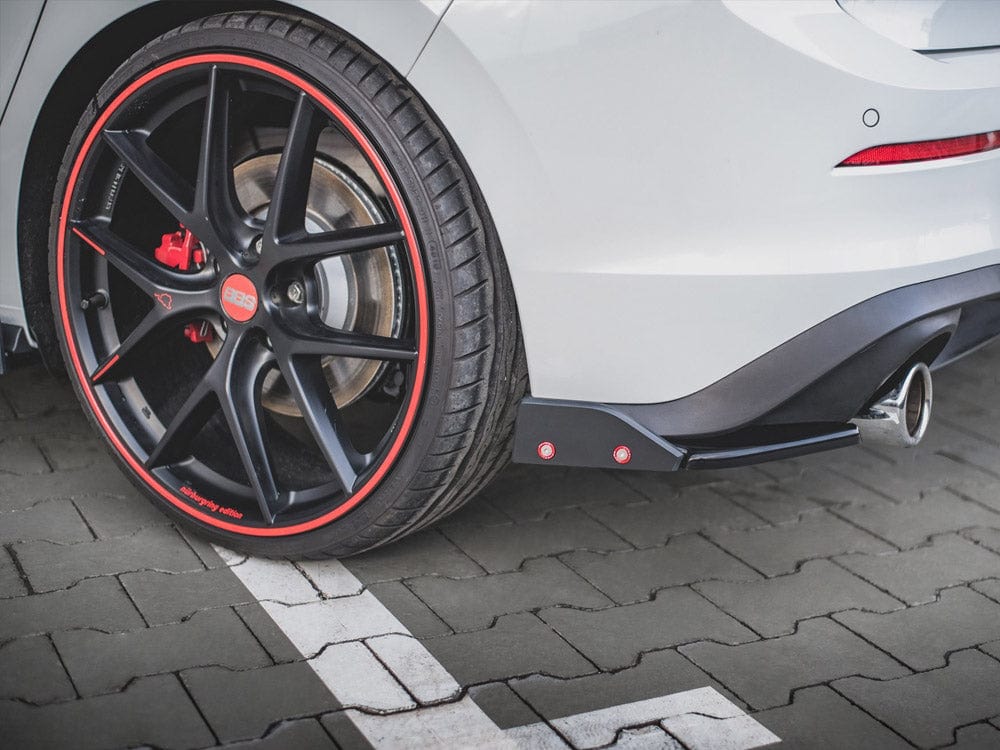 Maxton Design Rear Side Splitters V.2 + Flaps VW Golf 8 GTI Maxton Design SR