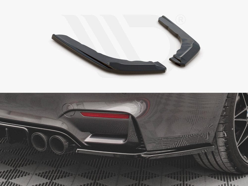 Maxton Design Rear Side Splitters V.3 BMW M4 F82 Maxton Design SR