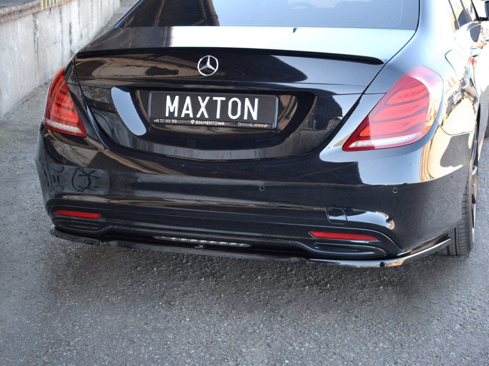 Maxton Design Rear Splitter Mercedes S-class Amg-line W222 2013-2017 Maxton Design SR