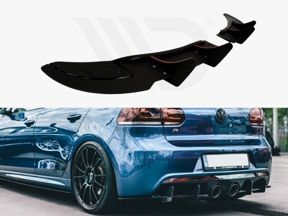 Maxton Design Rear Splitter VW Golf MK6 R 2008-2012 Maxton Design SR