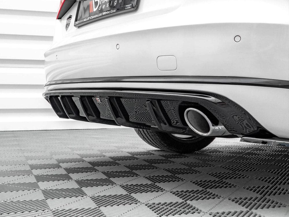 Maxton Design Rear Valance Audi A8 D4 2009-2013 Maxton Design SR