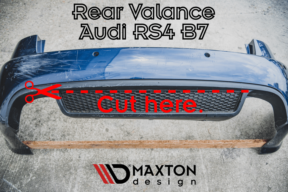 Maxton Design Rear Valance Audi RS4 B7 2006-2008 Maxton Design SR