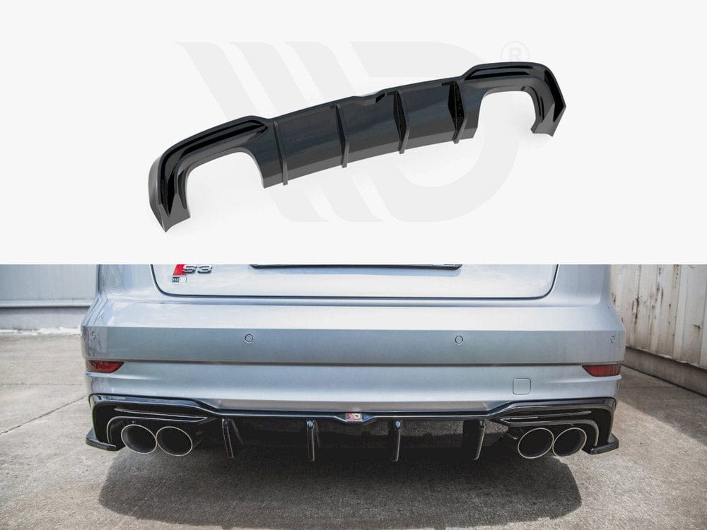 Maxton Design Rear Valance Audi S3 Sedan 8V Facelift 2016-2020 Maxton Design SR