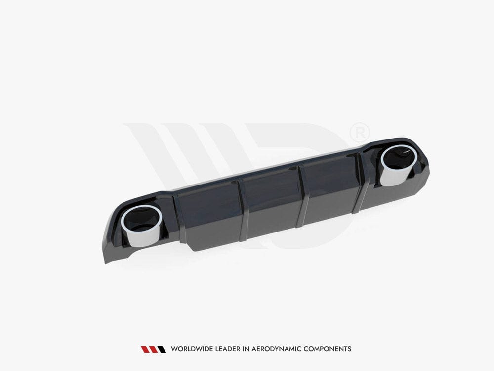 Maxton Design Rear Valance + Exhaust Ends Imitation Peugeot 308 SW Mk2 Facelift TEXTURED Maxton Design SR