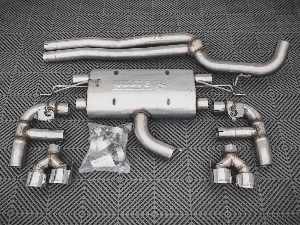 Maxton Design Rear Valance + Milltek Sport Resonated Exhaust Audi RS3 Sportback 8V Facelift Maxton Design SR