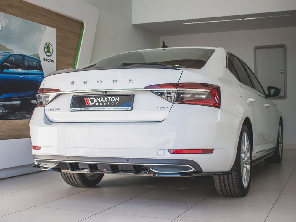 Maxton Design Rear Valance Skoda Superb Mk3 FL 2019- Maxton Design SR